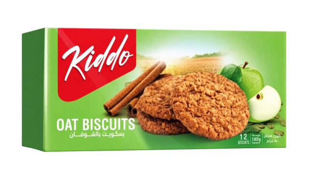 Kiddo Oat Biscuits Apple Cinnamon pack illustration