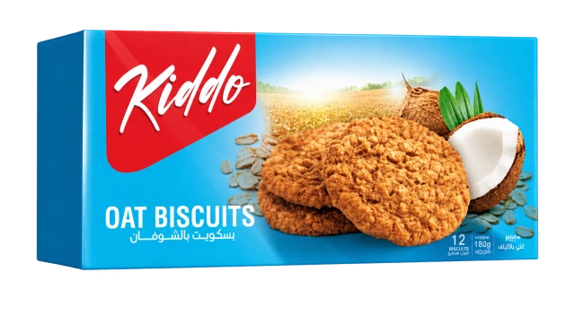 Kiddo Oat Biscuits Coconut pack illustration